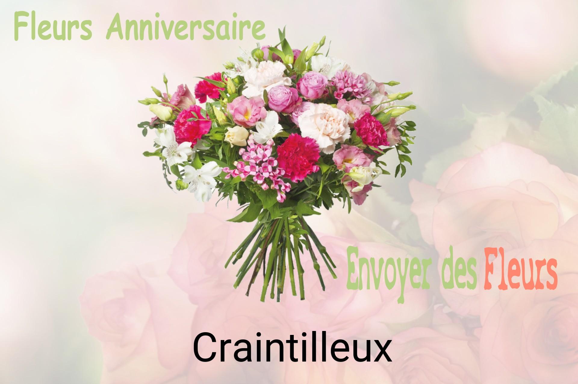 Bouquet de fleurs d’anniversaire livré à Craintilleux