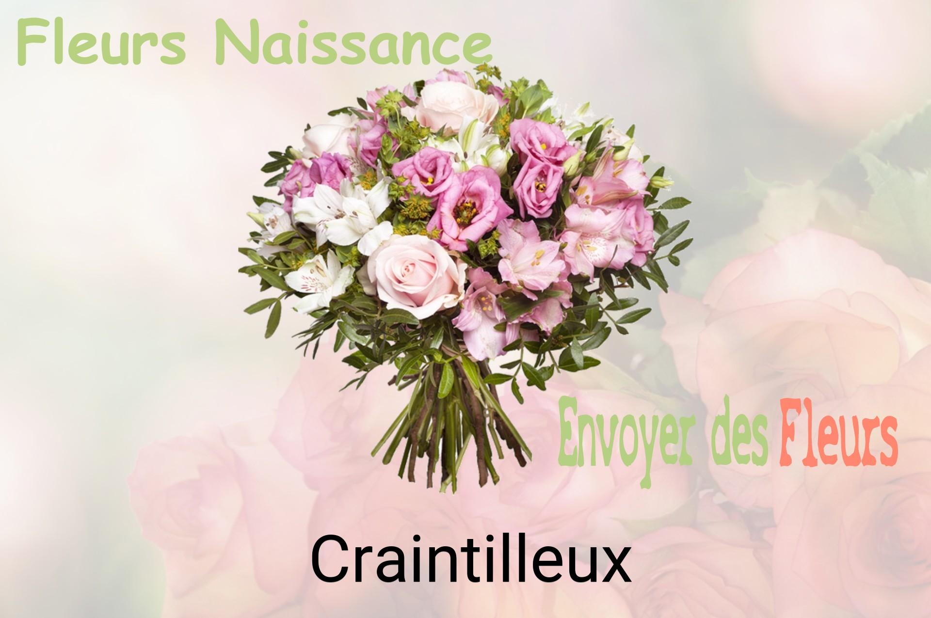 Bouquet de fleurs de naissance livré à Craintilleux